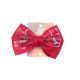 Hebilla francesa infantil moño doble estampa unicornio; x1u