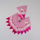 Banderines infantil diseño unicornio arcoiris x1u