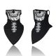 Tapaboca pañuelo estampado calavera; x1u