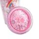 Vaso con sorbete y tapa con figura 450 ml x1u