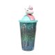 Vaso de gel refrigerante con sorbete y tapa con figura 3D 400 ml x1u