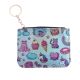 Monedero infantil porta tarjeta estampado 12x10 cm x1u