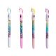 Lapicera microfibra con glitter y panda en caja x48u