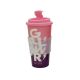 Vaso termico plastico con agarre de silicona 450ml x1u