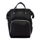 Mochila Maternal boca de pez 600D con cambiador 24x17x38cm x1u