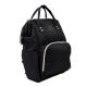 Mochila Maternal boca de pez 600D con cambiador 24x17x38cm x1u