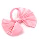 Gomita infantil moño plush liso; x1u