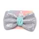 Gomita infantil moño 8cm; x1u