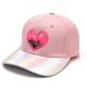 Gorro cap infantil parche corazon con lentejuelas 58cm x1u