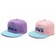 Gorro cap infantil parche lentejuelas love 58cm; x1u