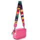 Bandolera Press Blason con tira larga estampada 12x19x7.5 Cm x1u