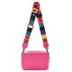Bandolera Press Blason con tira larga estampada 12x19x7.5 Cm x1u