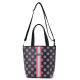 Cartera Shopper Mujer Insignia gris 29.5x23x12 Cm x1u