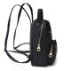Mochila mujer Skora Classic gold con Bolsillo y cierre frontal 32 x 32 x 11CM x1u