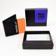 Billetera hombre en caja canvas con PU con elastico 10.7x8.8cm; x1u