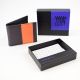 Billetera hombre en caja PU combinado con volante 10.7x8.8cm x1u