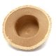 Sombreros capelina dama con cinta bordes desflecados 58cm x1u