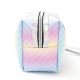 Portacosmetico rectangular  Candy matelase zig-zag 18.5*10*8cm x1u