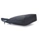 Shopper Sandwash con tira estampada y cierre con cordon a tono 37x34x8cm x1u