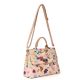 Cartera trapecio con cadena Watercolor Bs As 31x21x12 cm x1u