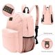 "Mochila lisa Klub Mode con dos cierres 42x15x30cm - 17"" x1u "