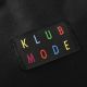 "Mochila lisa Klub Mode negro con dos cierres bolsillo y portabotella 30x22x10 12"" x1u "