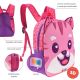 "Mochila Termoformada Hello Kawaii Momo  22x30x10cm 12"" x1u "
