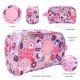 MaxiCartuchera Smile Y2K estampada con goma PVC 25x8cm