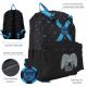 "Mochila Let´s Play Gamer estampada con hebillas 32x45x15cm 18"" x1u "