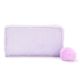 Billetera Think Happy peluche con pompom 19x9cm x1u