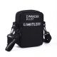 Morral chico con llavero negro 13,5x18x6cm x1u