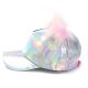 Gorro cap infantil con pompom; x1u