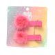 Set infantil pico pompom; x2u