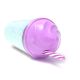 Vaso plastico metalizado con sorbete 300ml x1u