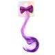 Pico infantil mariposa con pelo x1u