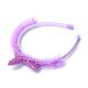 Vincha infantil moño con tul x1u