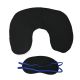 Kit de Viaje - Almohada inflable y antifaz con bolsa de guardado  Wanderlust - x1u