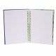Cuaderno espiralado tapa blanda estampado 80 hojas 18x13cm x1u