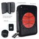 Cartuchera canopla dos pisos Lets Play Sports basquet 20x14x5.5cm - x1u