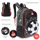 Mochila Lets Play Sports red pelota termoformada 32x45x15cm 18 - x1u
