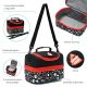 Lunchera Lets Play Sports red con correa desmontable 26x17x18cm - x1u