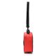 Lunchera Lets Play Sports red pvc estampada 24x20x10cm - x1u