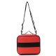Lunchera Lets Play Sports red pvc estampada 24x20x10cm - x1u