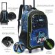 Mochila carro Lets Play Gamer dino termoformado con llavero 32x45x15cm 18 - x1u