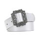 Cinturon Classic Night Out hebilla cuadrada labrada 4cm; x1u