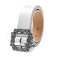 Cinturon Classic Night Out hebilla cuadrada labrada 4cm; x1u