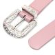 Cinturon Classic Night Out hebilla y pasador con brillos colores 3.5cm; x1u