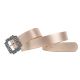 Cinturon Classic Night Out hebilla cuadrada labrada 4cm; x1u