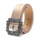 Cinturon Classic Night Out hebilla cuadrada labrada 4cm; x1u