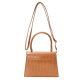 Bandolera Pink Tiny rigida con tapa croco trapecio 20x14x8cm - x1u